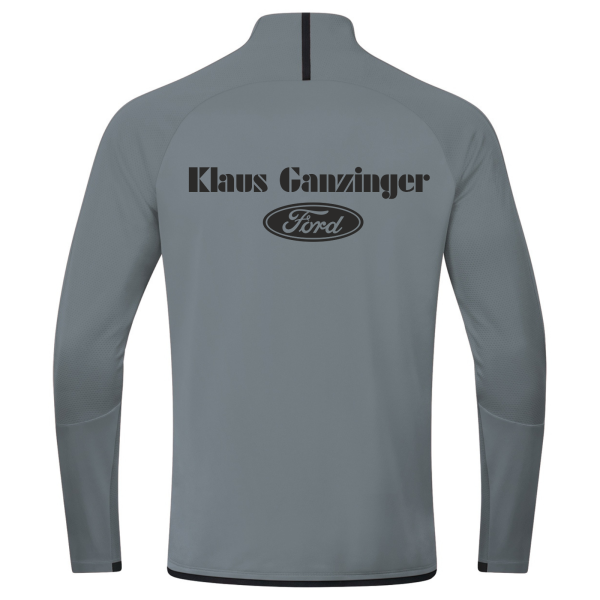 Ziptop Training Shirt Langarm mit Logo