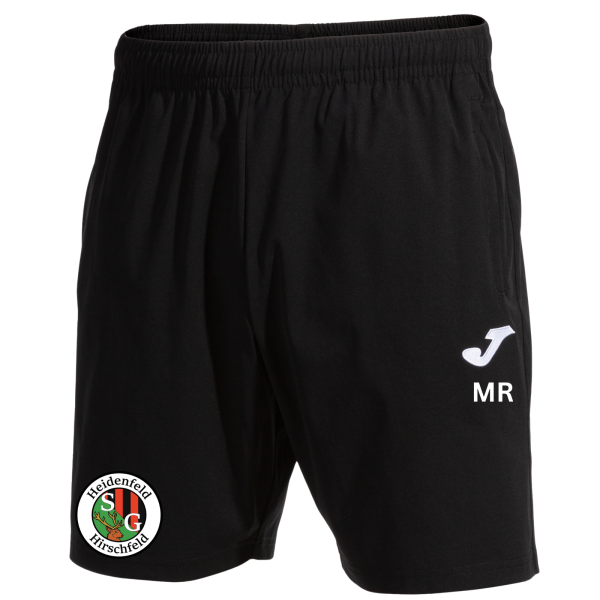 Trainingshose kurz mit Logo und Initialen